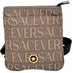 Versace La Medusa Tan Crossbody Bag NWT and Dust Bag Retails: $850